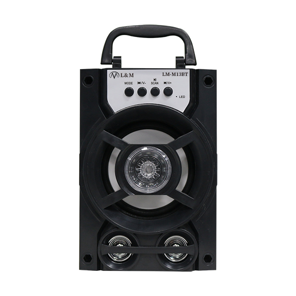 LM-M13BT black portable bluetooth speaker