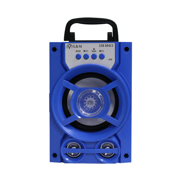 LM-M413 blue portable bluetooth speaker